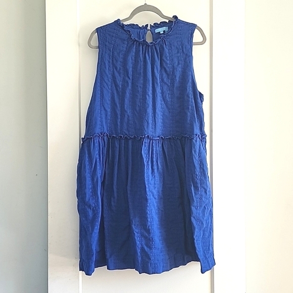 Draper James RSVP sleeveless dress in blue size XXL - Picture 7 of 7